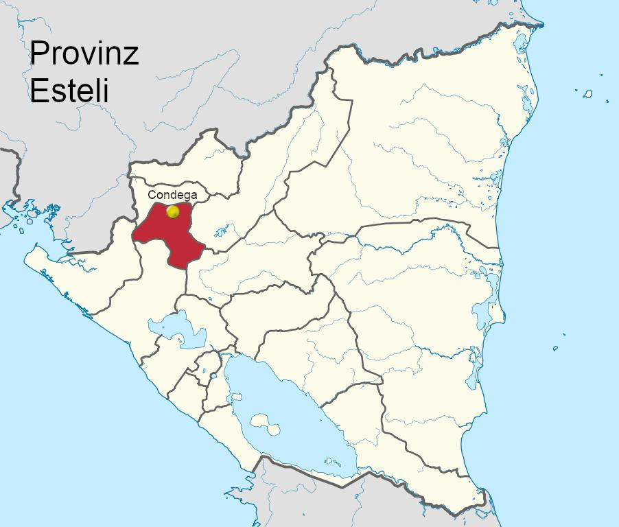 Landkarten von Condega in Provinz Esteli